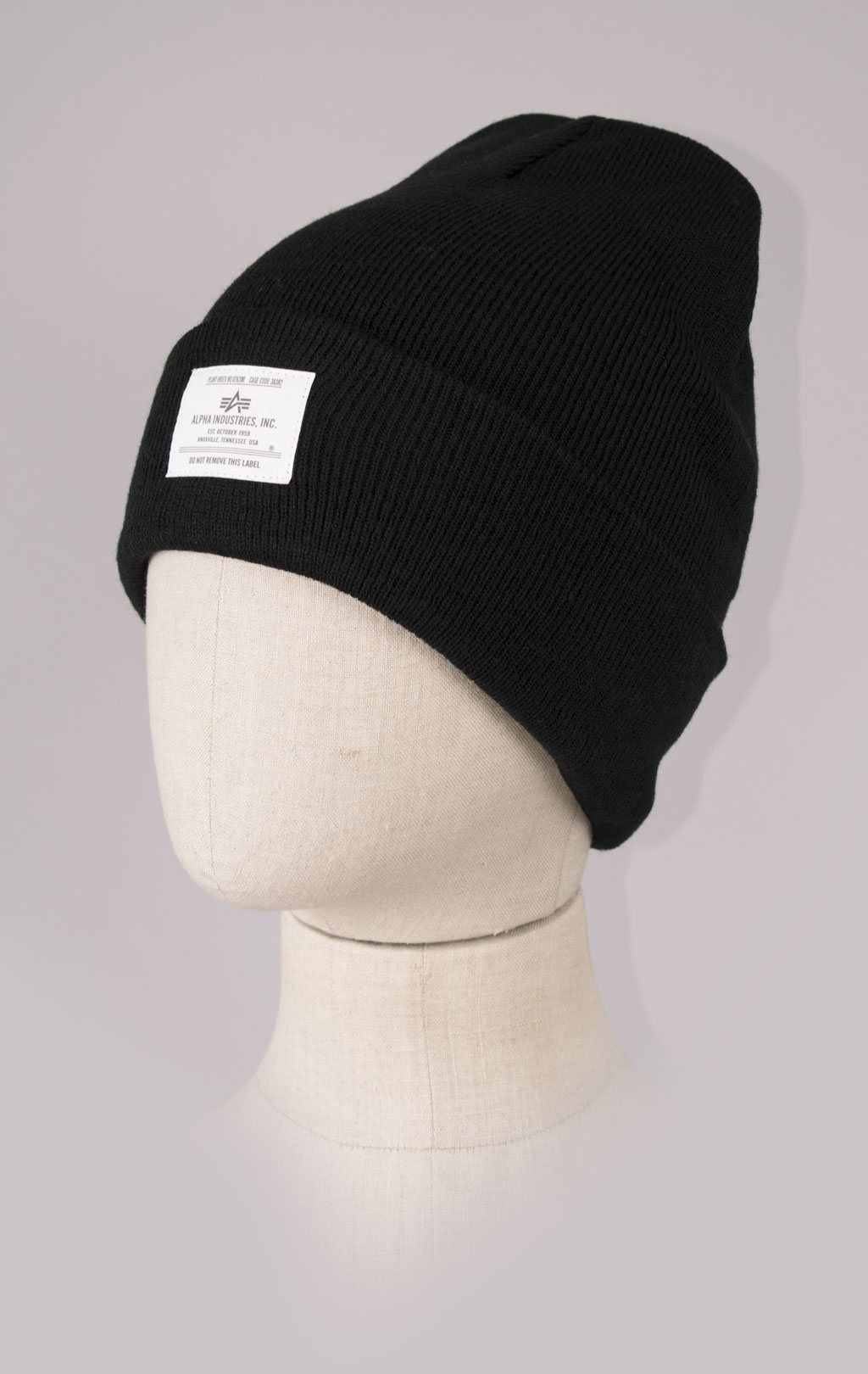 Шапка ALPHA INDUSTRIES ESSENTIAL BEANIE FW 24/25 black 