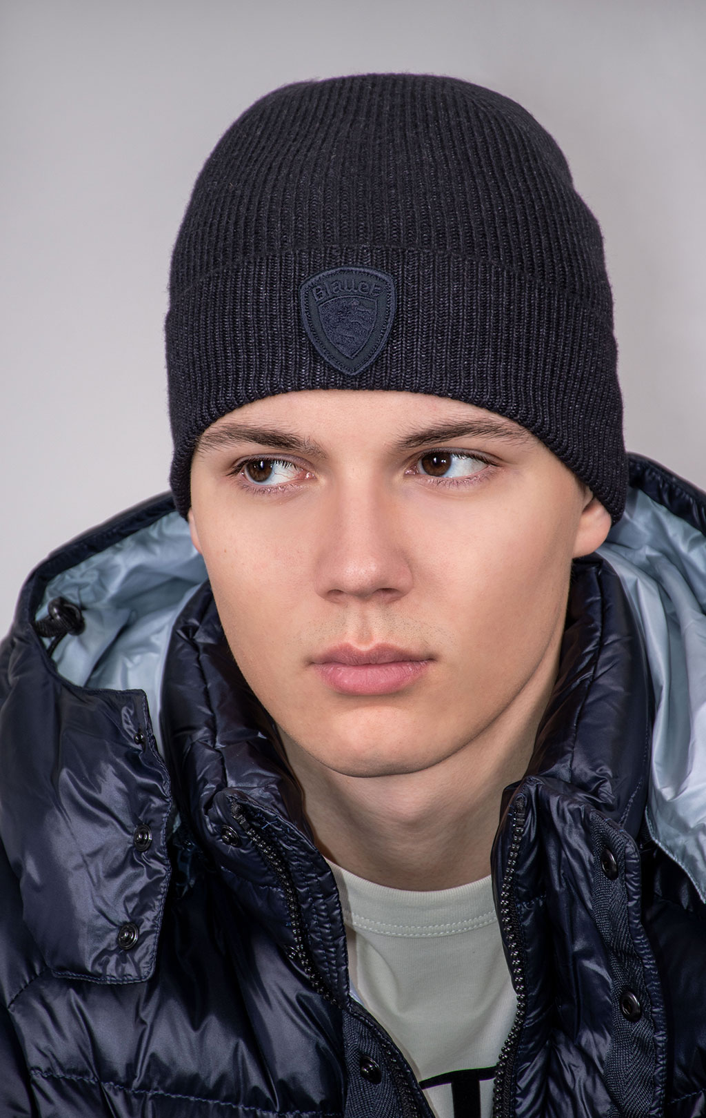 Шапка вязаная BLAUER OLIVER FW 24/25 blue (AO5423) 