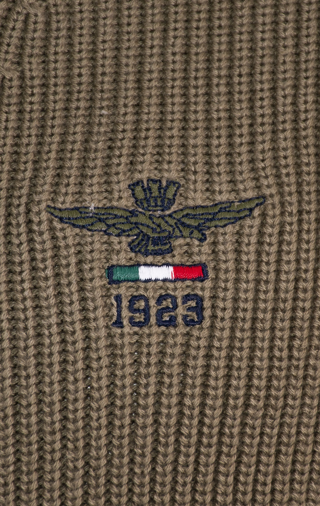 Свитер AERONAUTICA MILITARE FW 24/25/MN dark military green (MA 1509) 