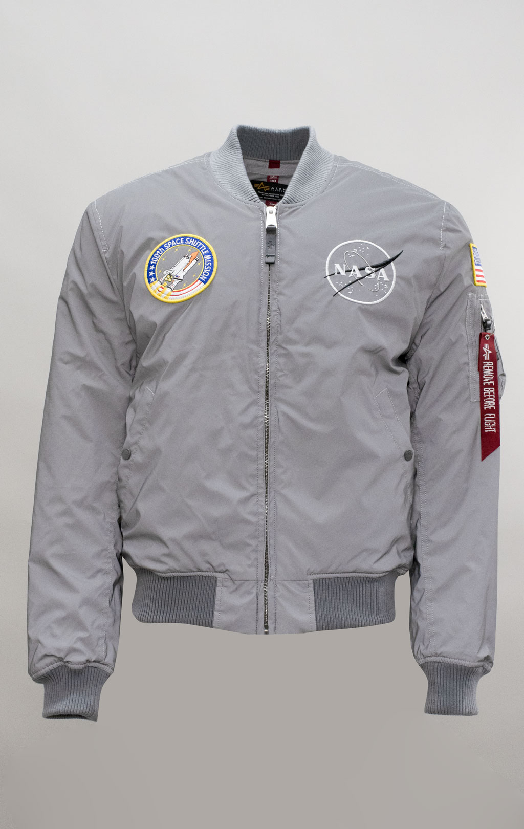 Бомбер ALPHA INDUSTRIES NASA REFLECTIVE MA-1 silver/reflective 