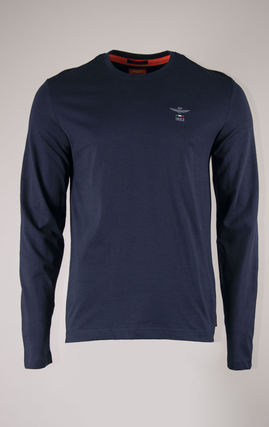 Лонгслив AERONAUTICA MILITARE big size FW 24/25/BD dark blue (TS 2305) 