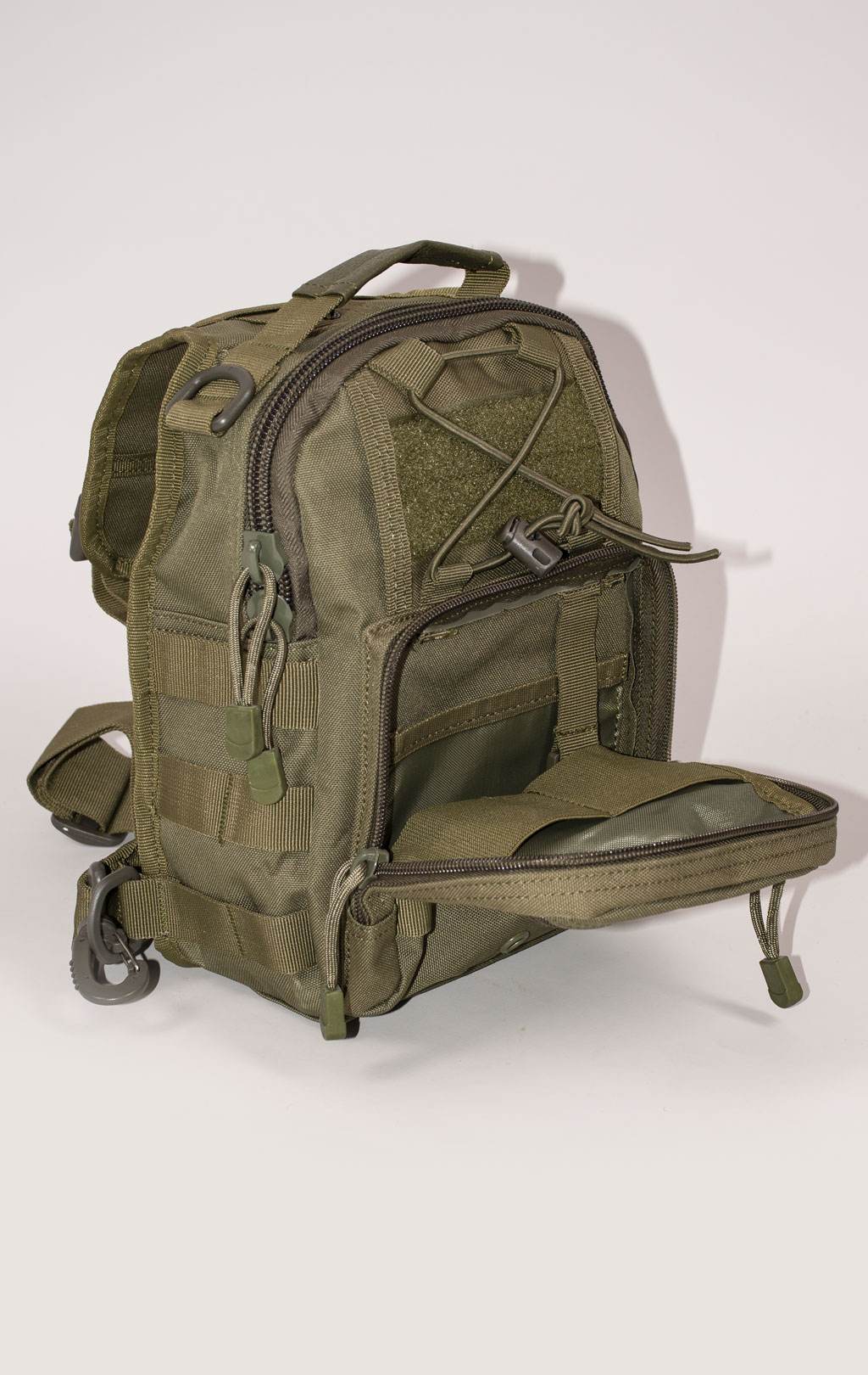 Рюкзак однолямочный SLING MOLLE green PK-098BA Китай