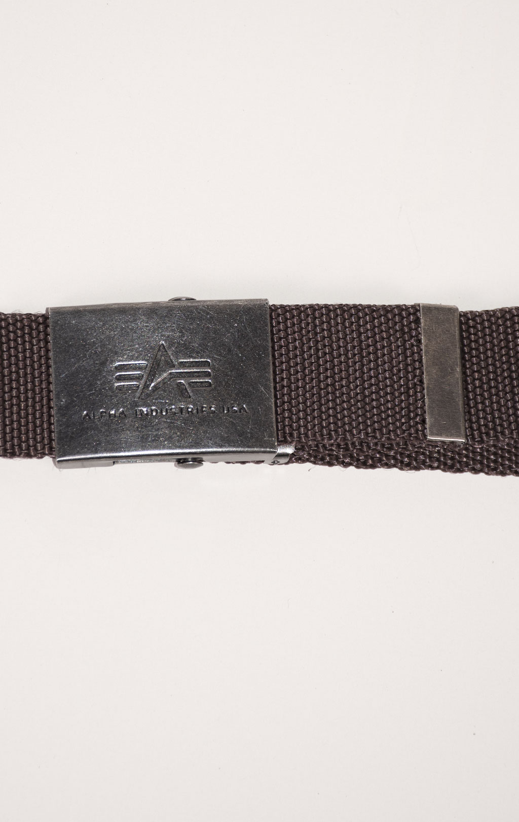 Ремень брючный ALPHA INDUSTRIES HEAVY DUTY BELT 4 cm hunter brown 