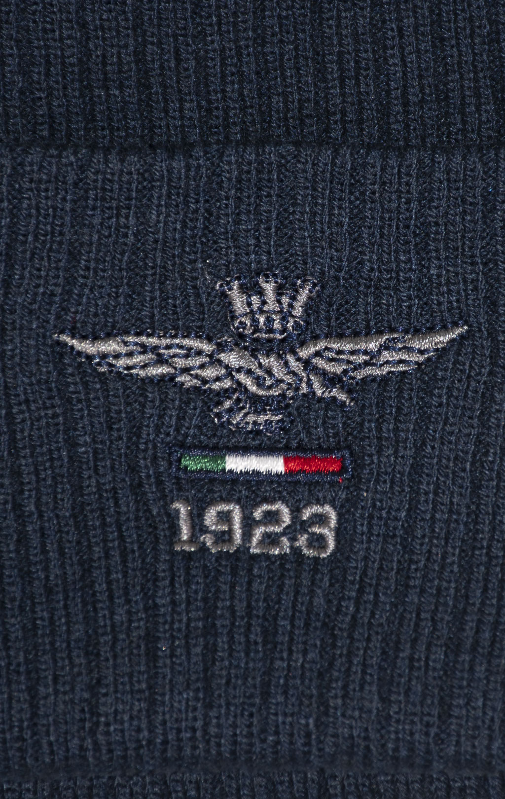 Шапка вязаная AERONAUTICA MILITARE FW 24/25/CN dark blue (CU 070) 