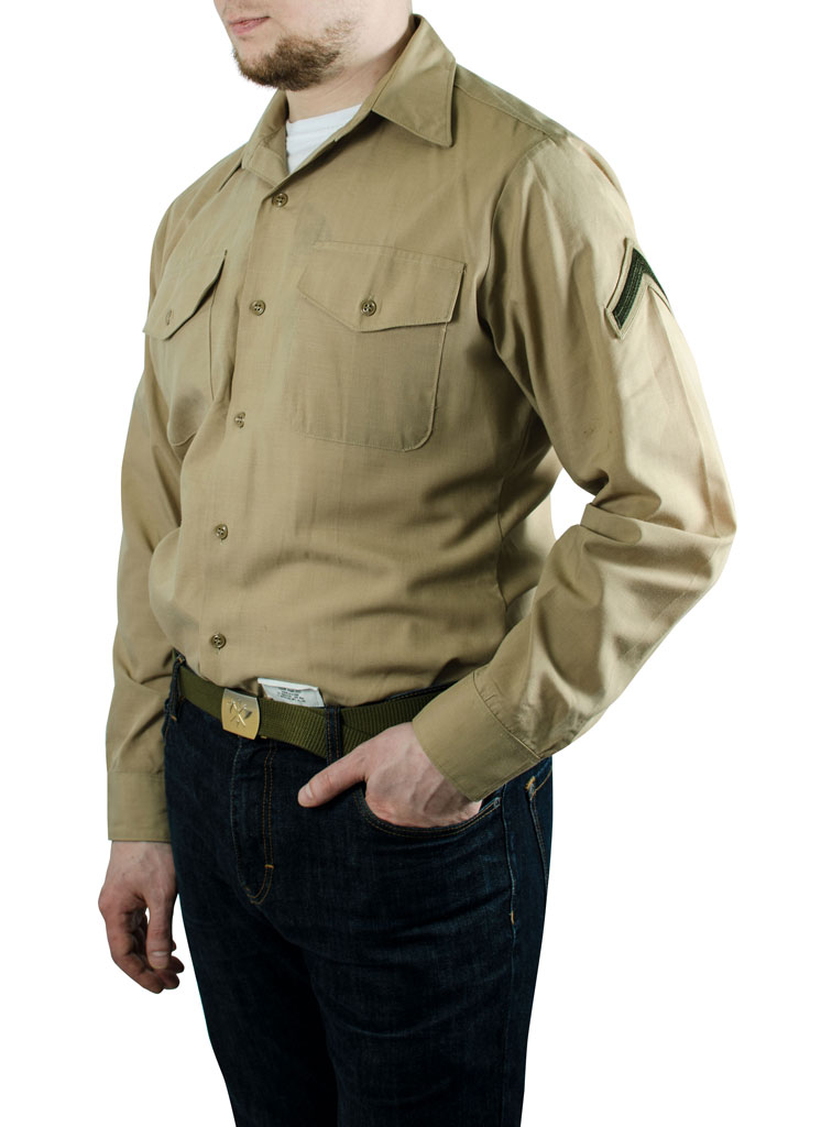 Рубашка USMC khaki б/у США