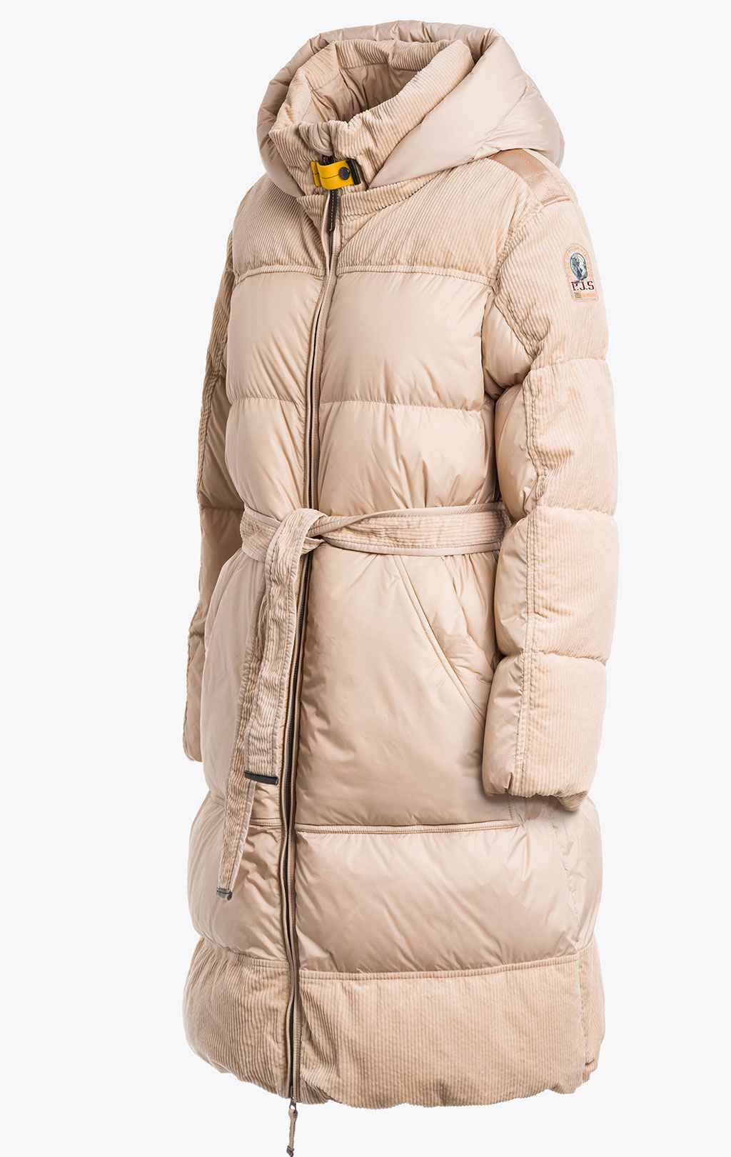 Женское пальто пуховое PARAJUMPERS INTERSTELLAR вельвет FW 24/25 sun kissed 