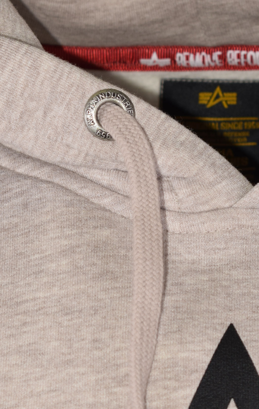 Толстовка ALPHA INDUSTRIES BASIC HOODY hazel melange 