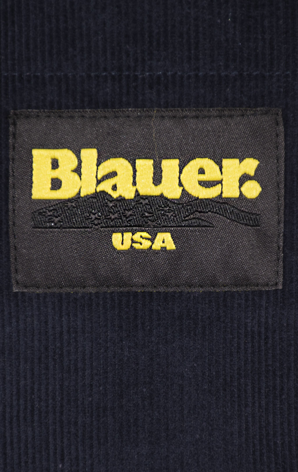 Куртка-пуховик BLAUER FARGO вельвет FW 24/25 blue (CO2115) 