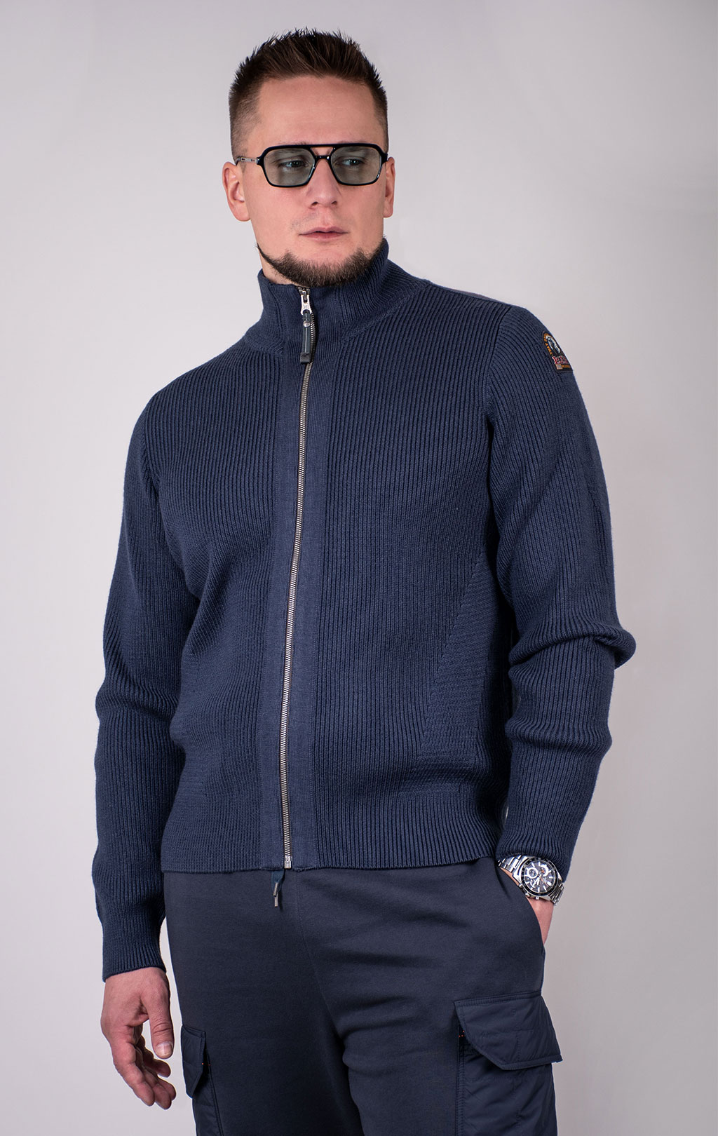 Свитер PARAJUMPERS MANNY FW 24/25 blue navy 