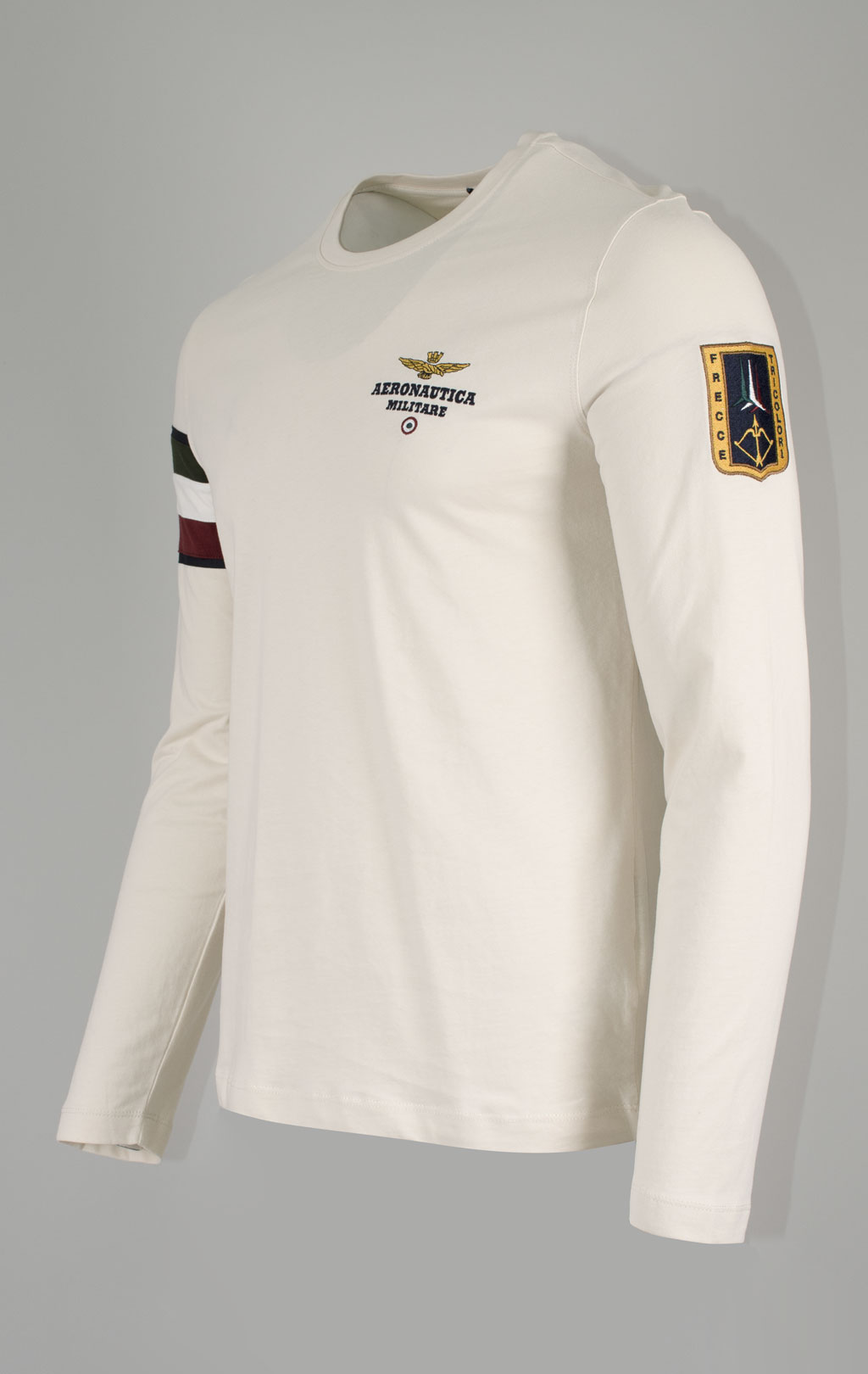 Лонгслив AERONAUTICA MILITARE FW 24/25/BD white beige (TS 2319) 