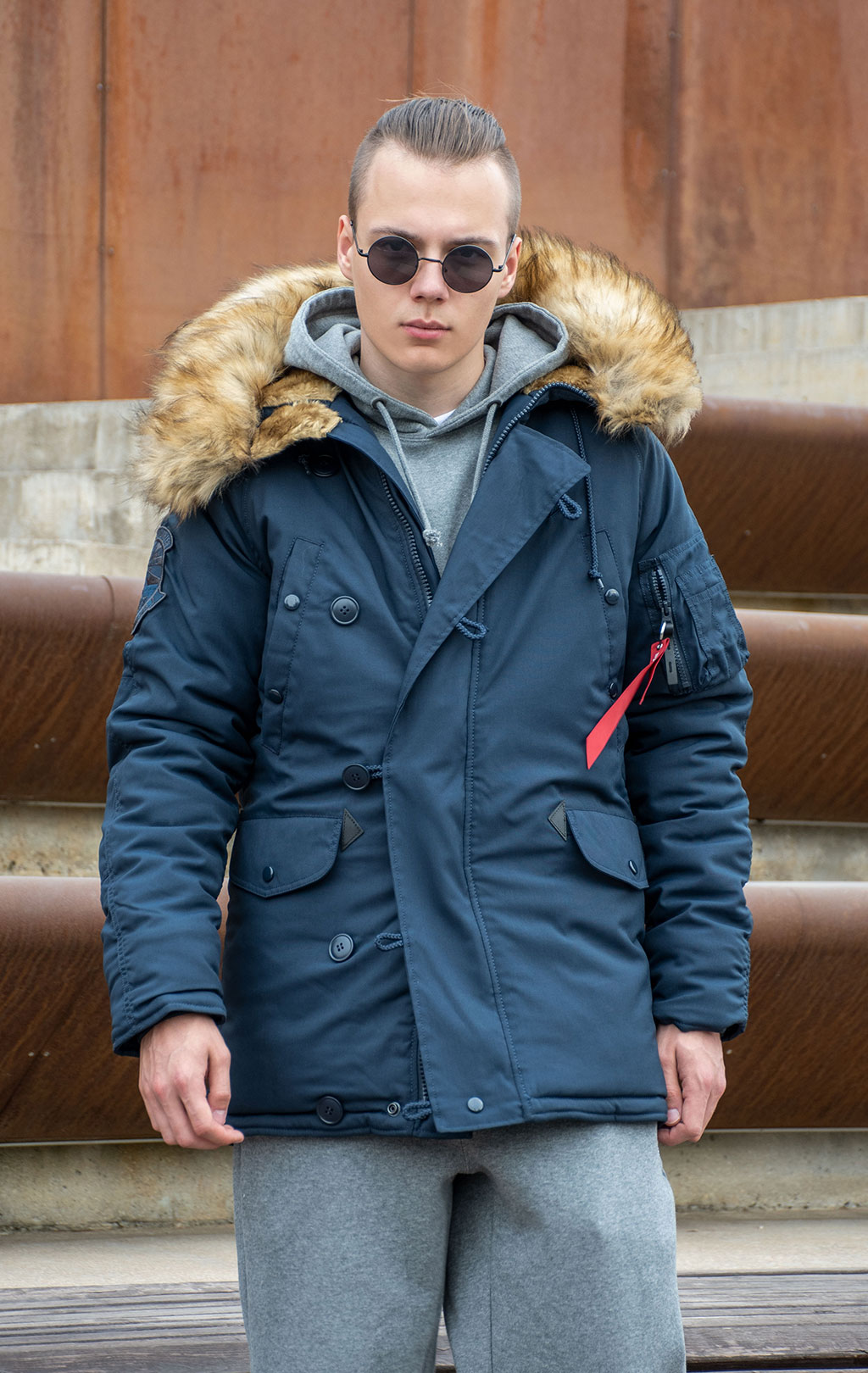 Аляска ALPHA INDUSTRIES EXPLORER rep. blue 