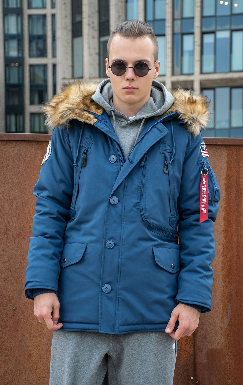 Аляска ALPHA INDUSTRIES POLAR new navy 