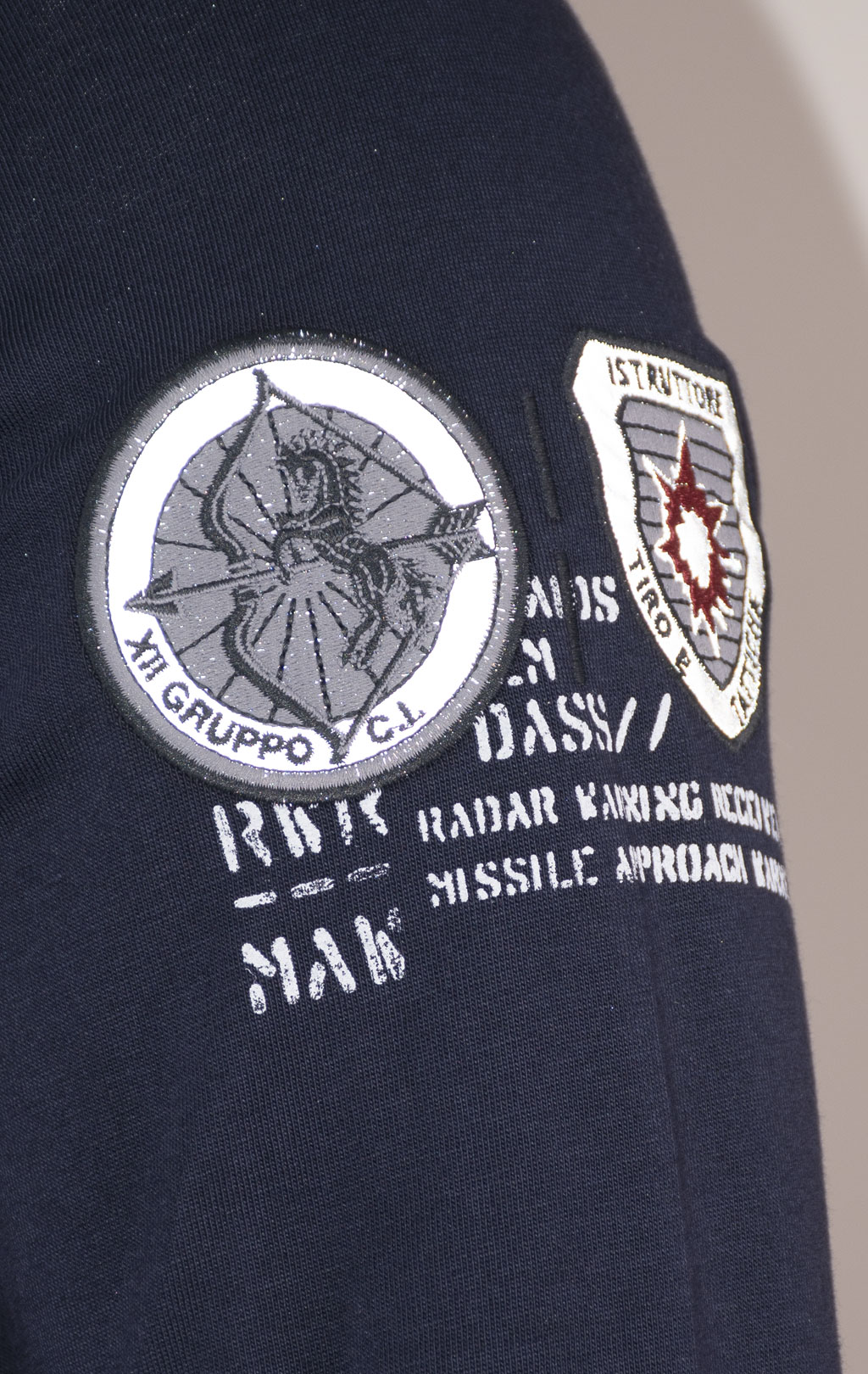 Лонгслив AERONAUTICA MILITARE FW 24/25/TR dark blue (TS 2339) 