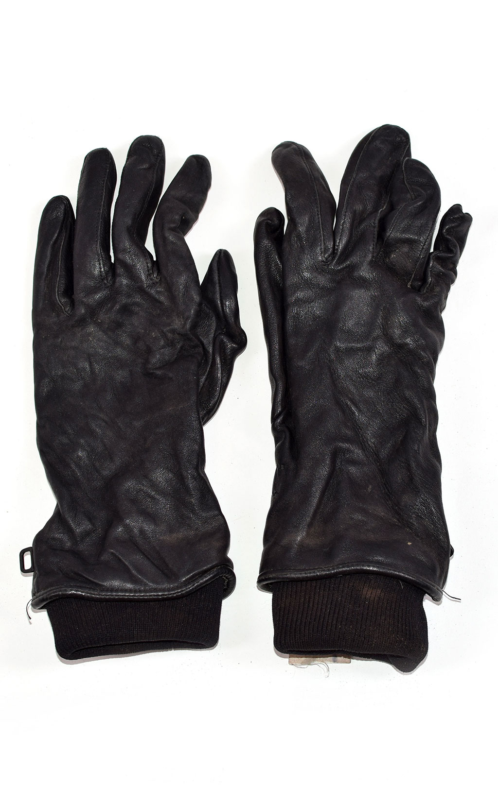 Перчатки кожа утеплённые black б/у Англия