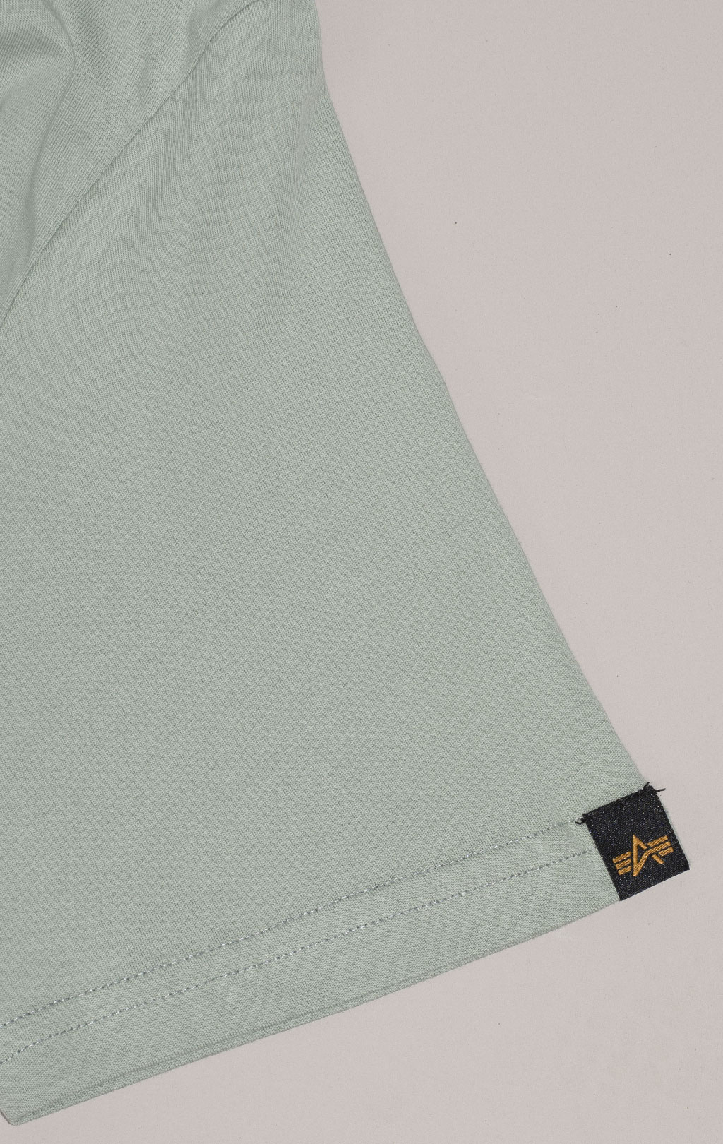 Футболка ALPHA INDUSTRIES ALPHA LABEL TEE dusty green 