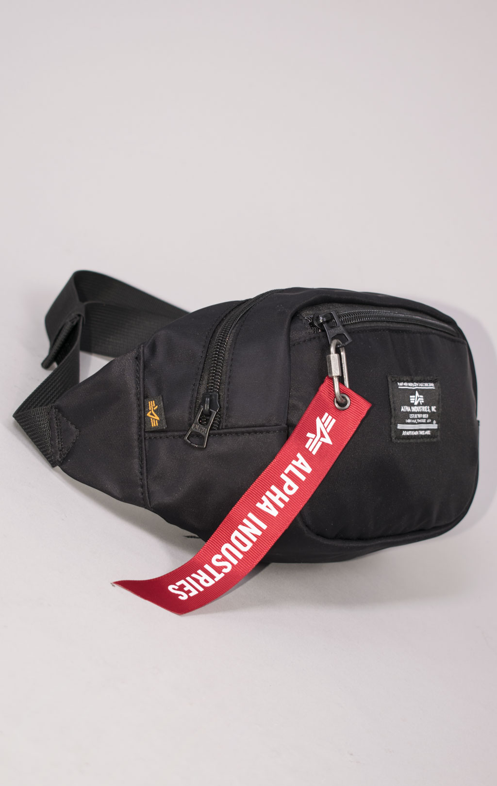 Сумка поясная ALPHA INDUSTRIES CREW WAIST BAG FW 24/25 black 