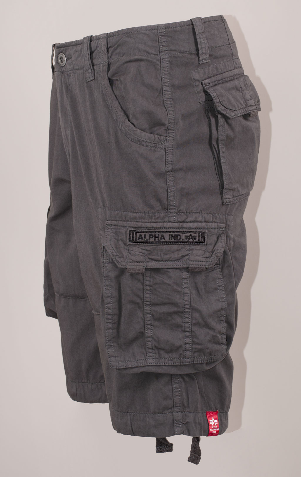 Шорты ALPHA INDUSTRIES JET vintage grey 