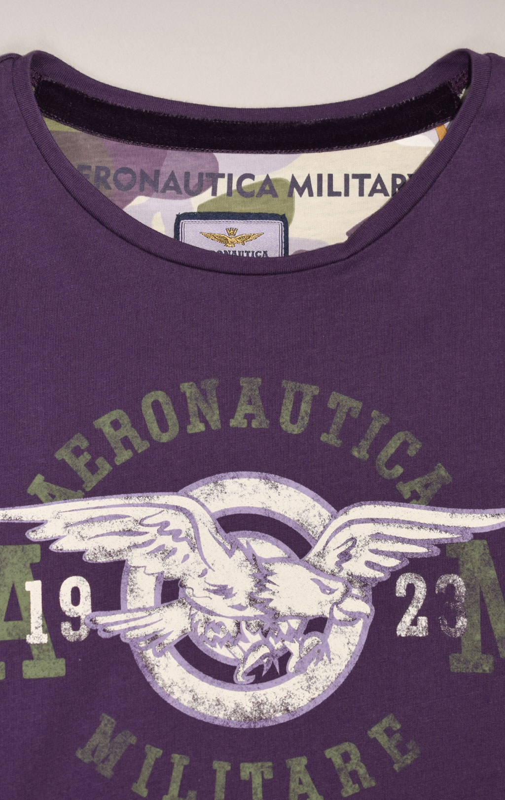 Женская футболка AERONAUTICA MILITARE FW 23/24/TR viola (TS 2178) 