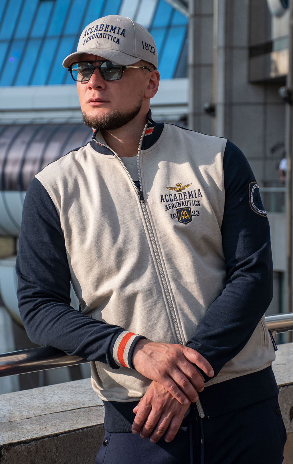 Олимпийка AERONAUTICA MILITARE FW 24/25/TR sable/dark blue (FE 1929) 