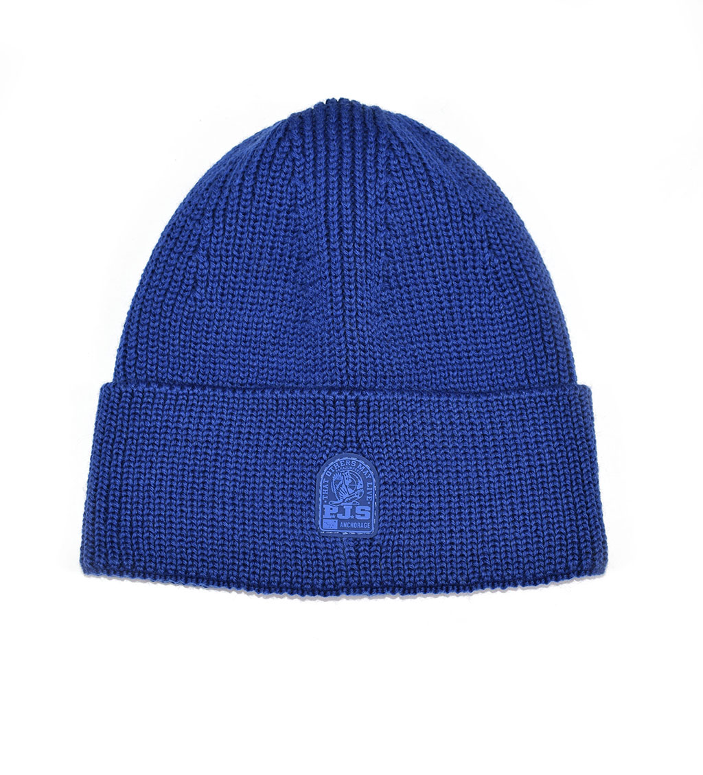 Шапка вязаная PARAJUMPERS PLAIN BEANIE FW 19/20 royal 