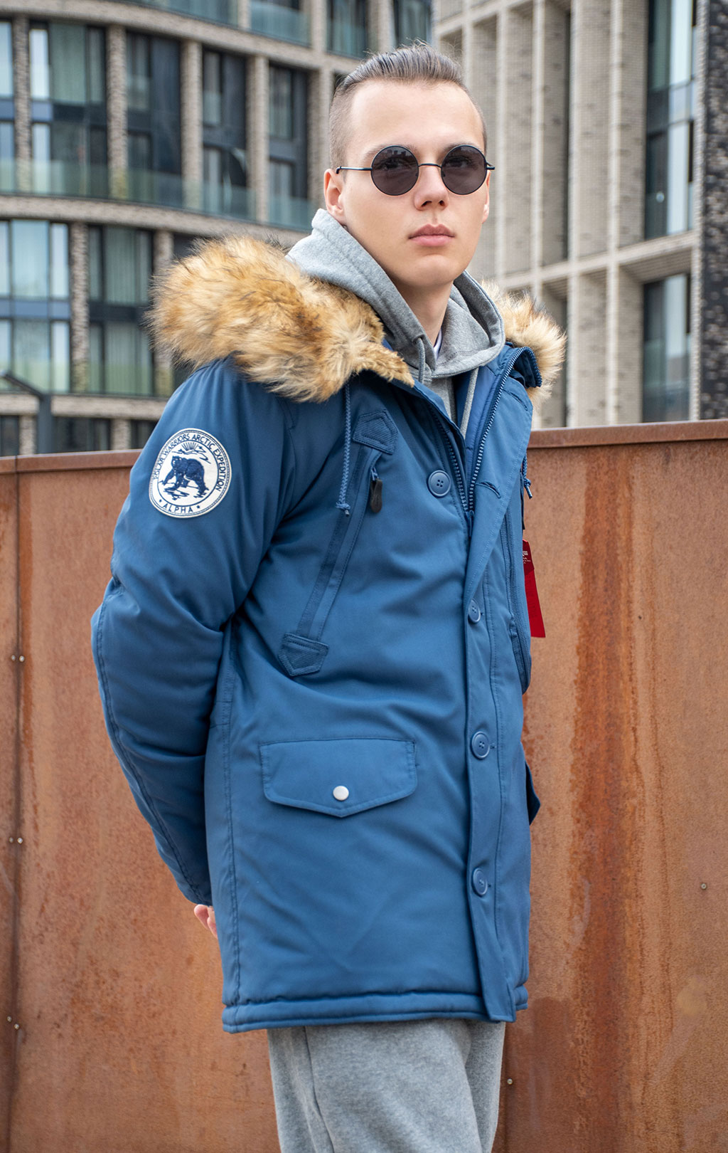 Аляска ALPHA INDUSTRIES POLAR new navy 