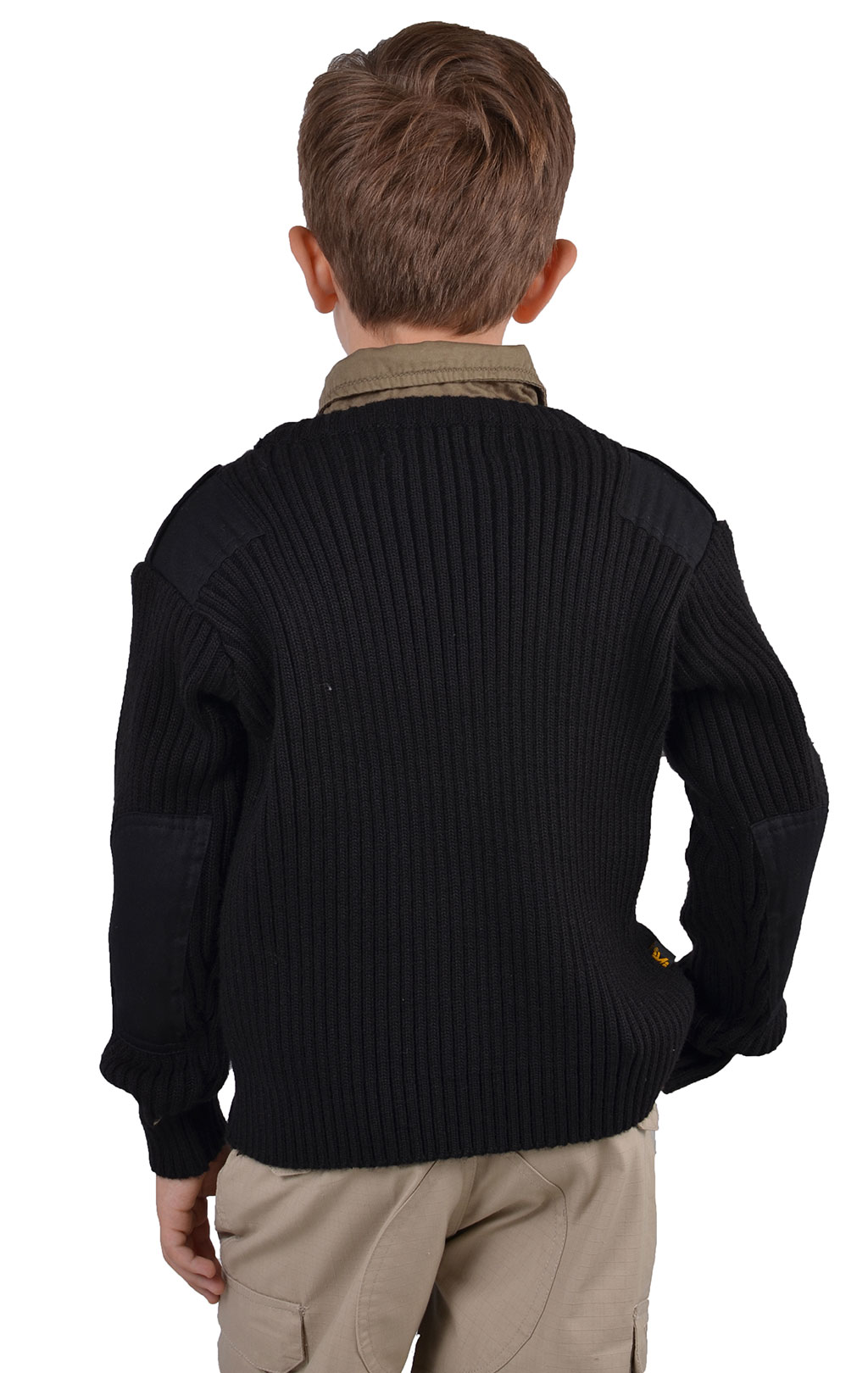 Детский свитер ALPHA INDUSTRIES COMMANDO black 