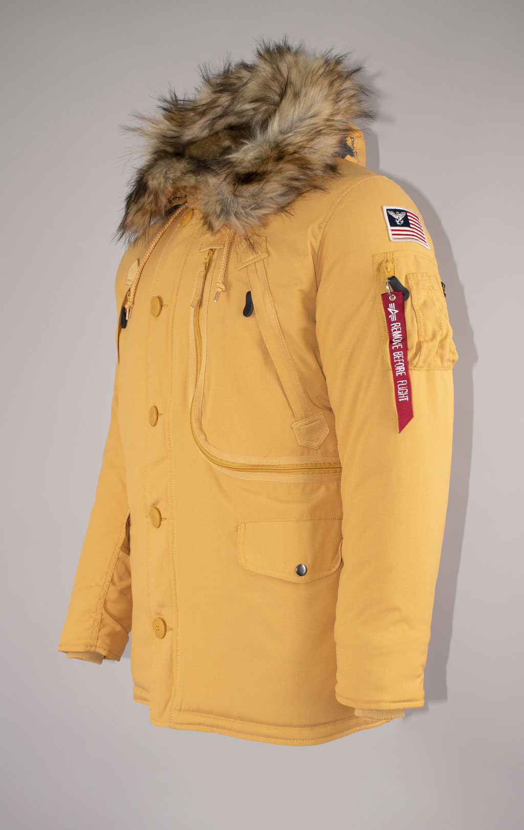 Аляска ALPHA INDUSTRIES POLAR big size wheat 