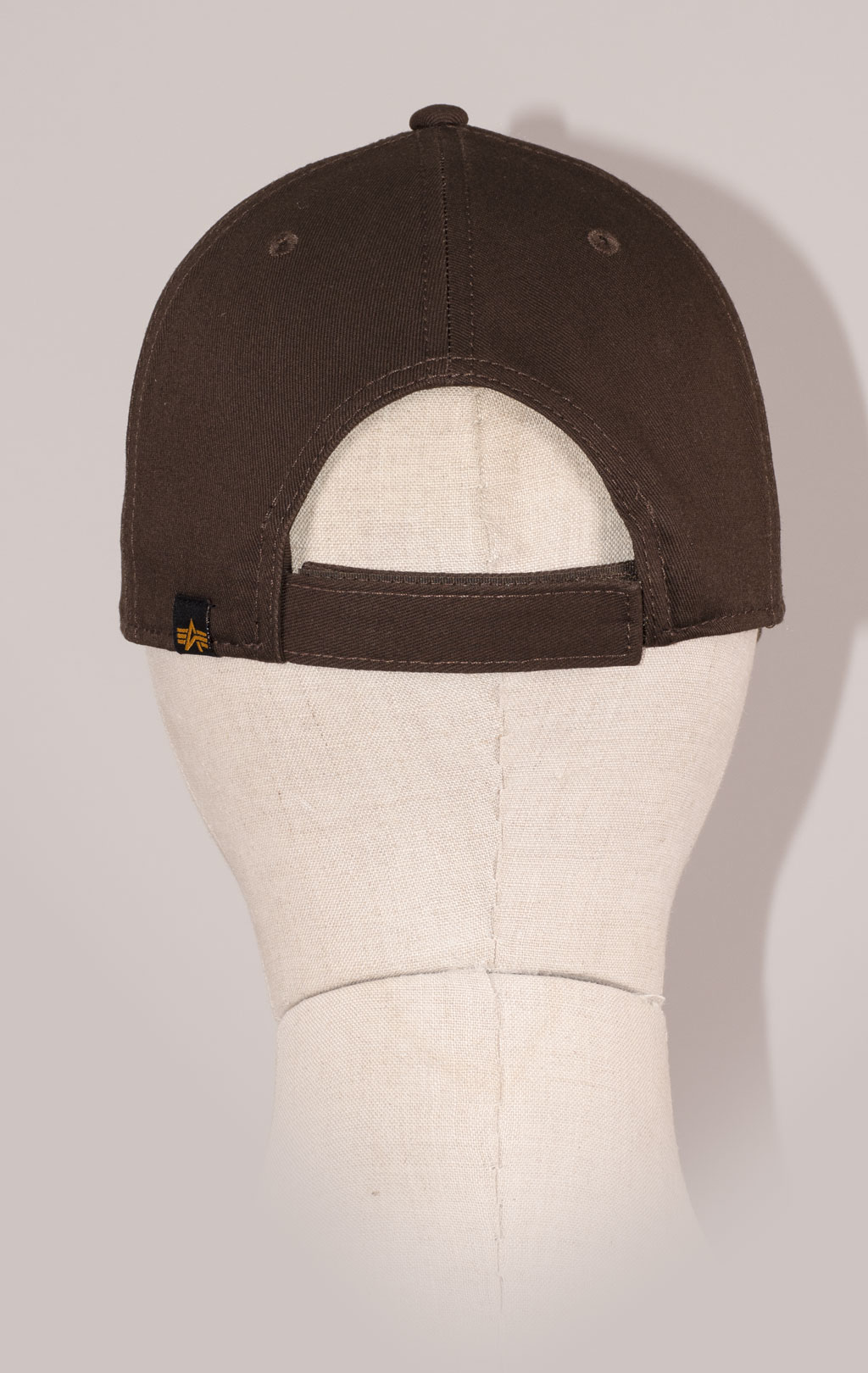 Бейсболка ALPHA INDUSTRIES VELCRO CAP hunter brown 