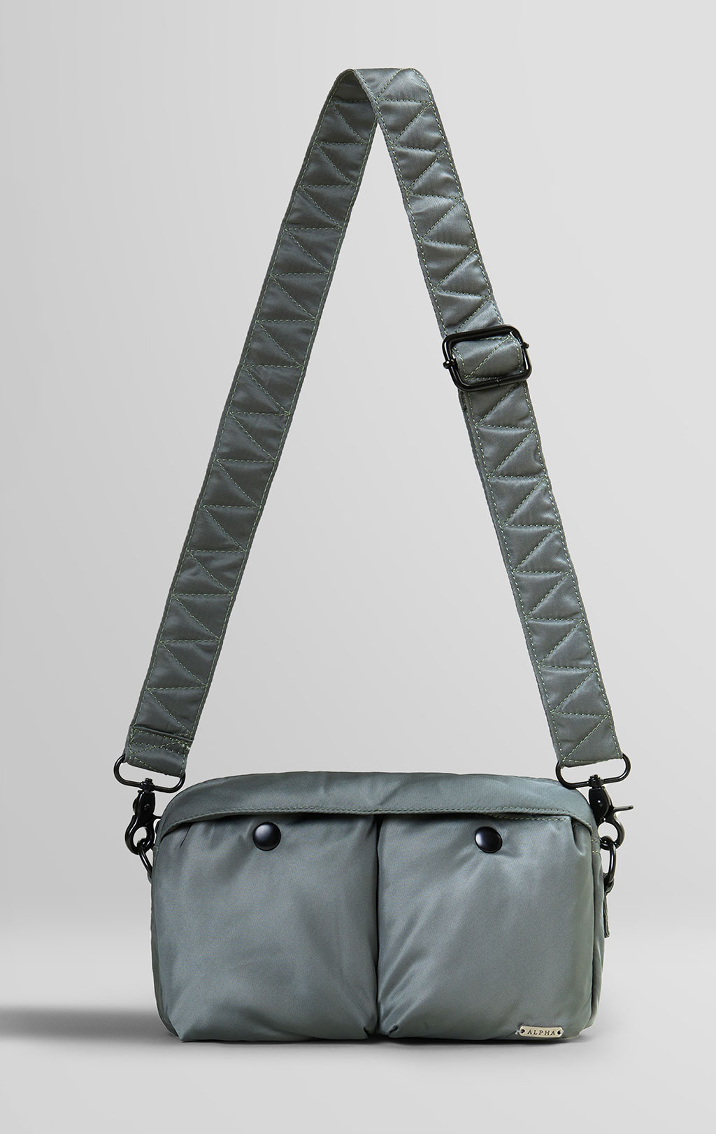 Сумка ALPHA INDUSTRIES NYLON MESSENGER BAG field grey 