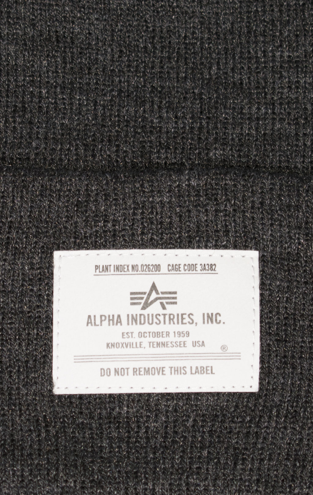 Шапка ALPHA INDUSTRIES ESSENTIAL BEANIE FW 24/25 dark charcoal heather 