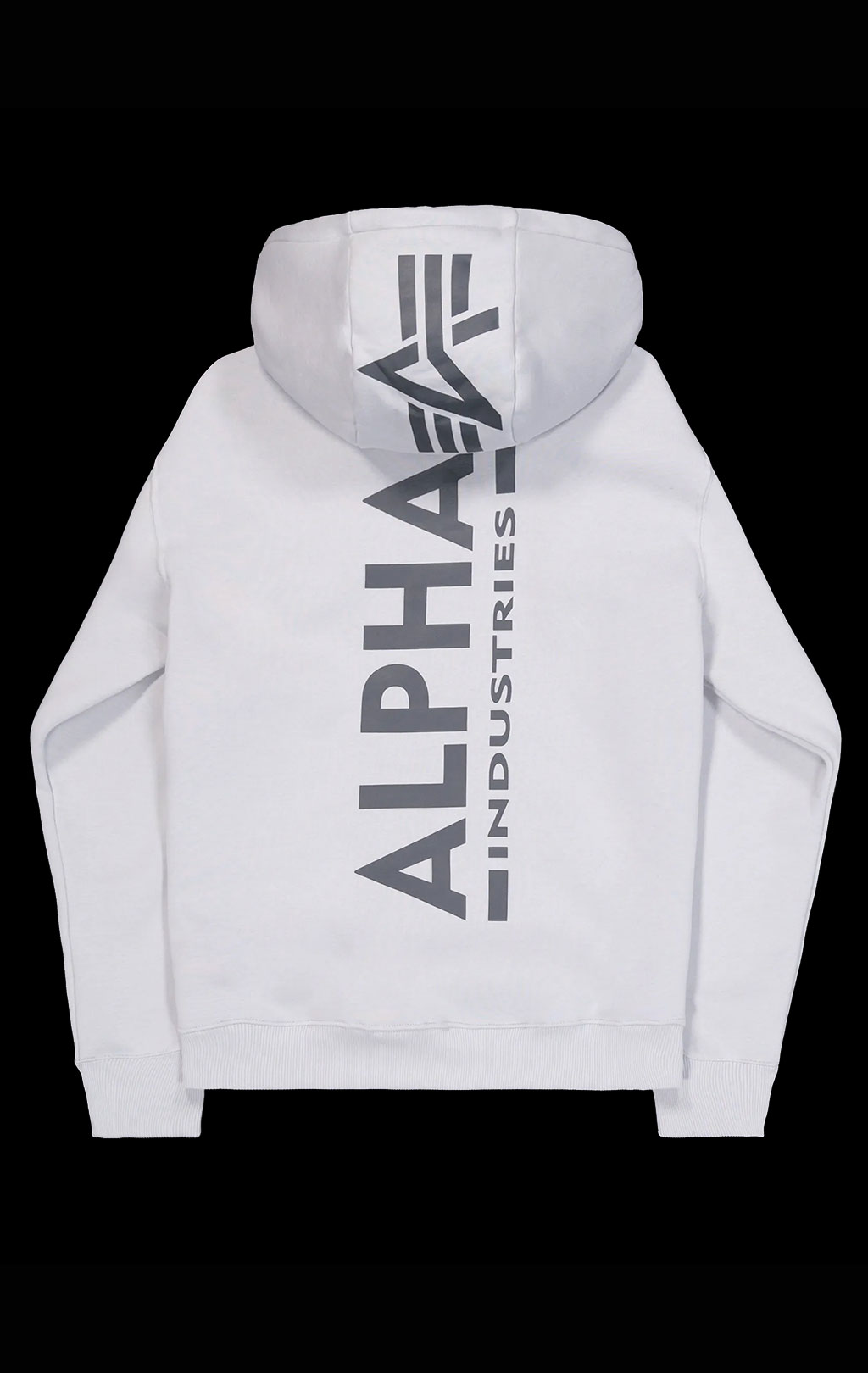 Толстовка ALPHA INDUSTRIES BACK PRINT HOODY pastel grey 