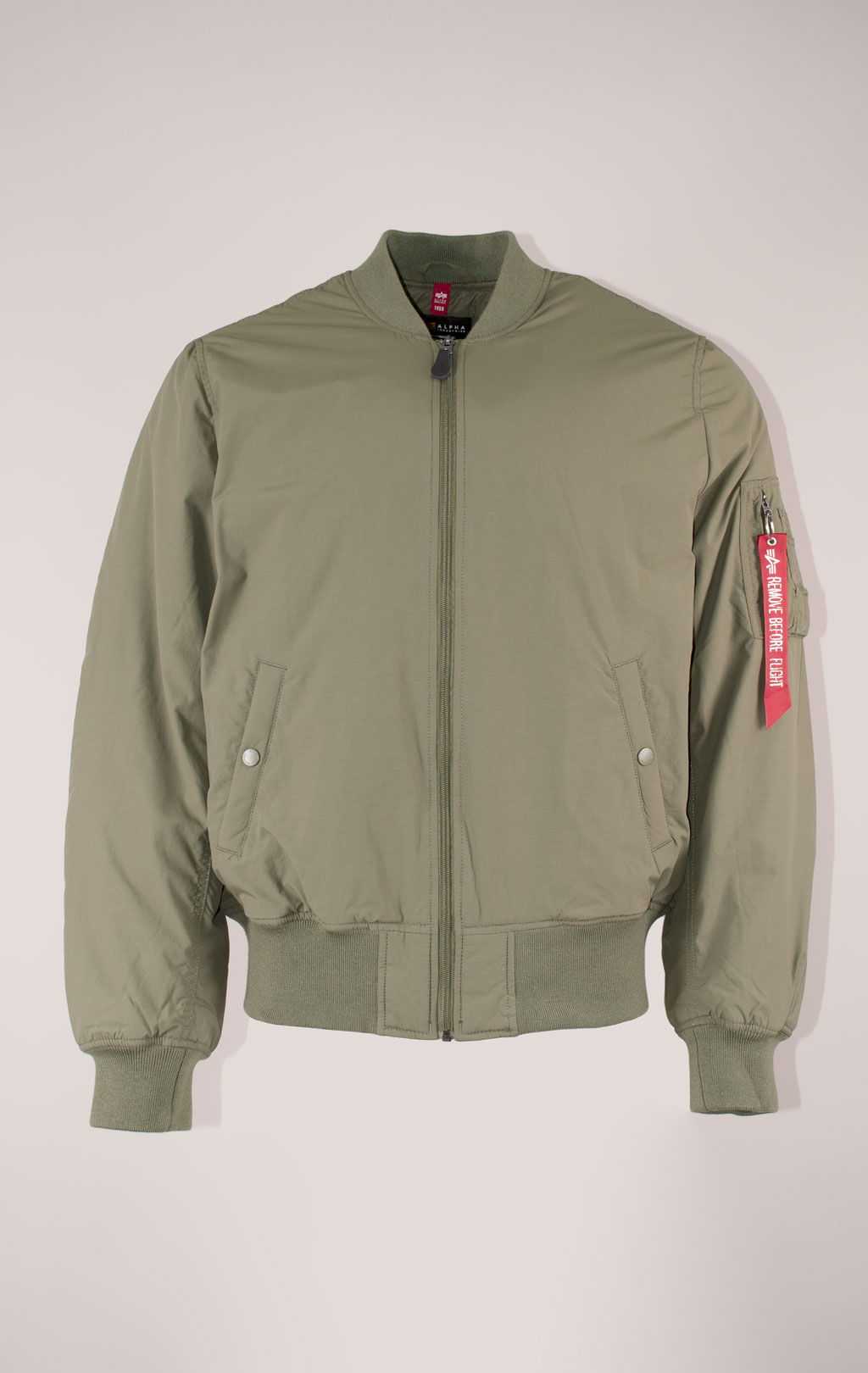 Куртка-бомбер ALPHA INDUSTRIES PRIMALOFT MA-1 sage 