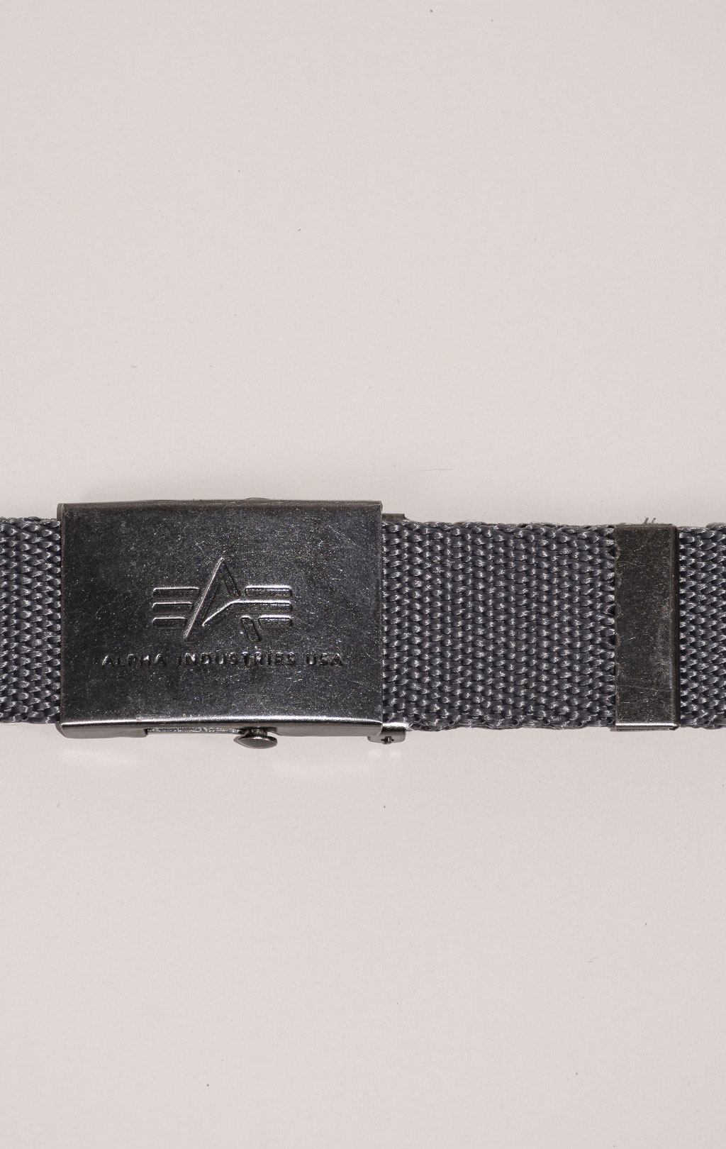 Ремень брючный ALPHA INDUSTRIES HEAVY DUTY BELT 4 cm rep. grey 