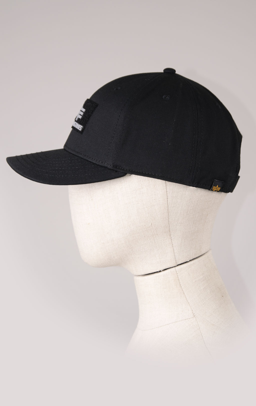 Бейсболка ALPHA INDUSTRIES VELCRO CAP II black 