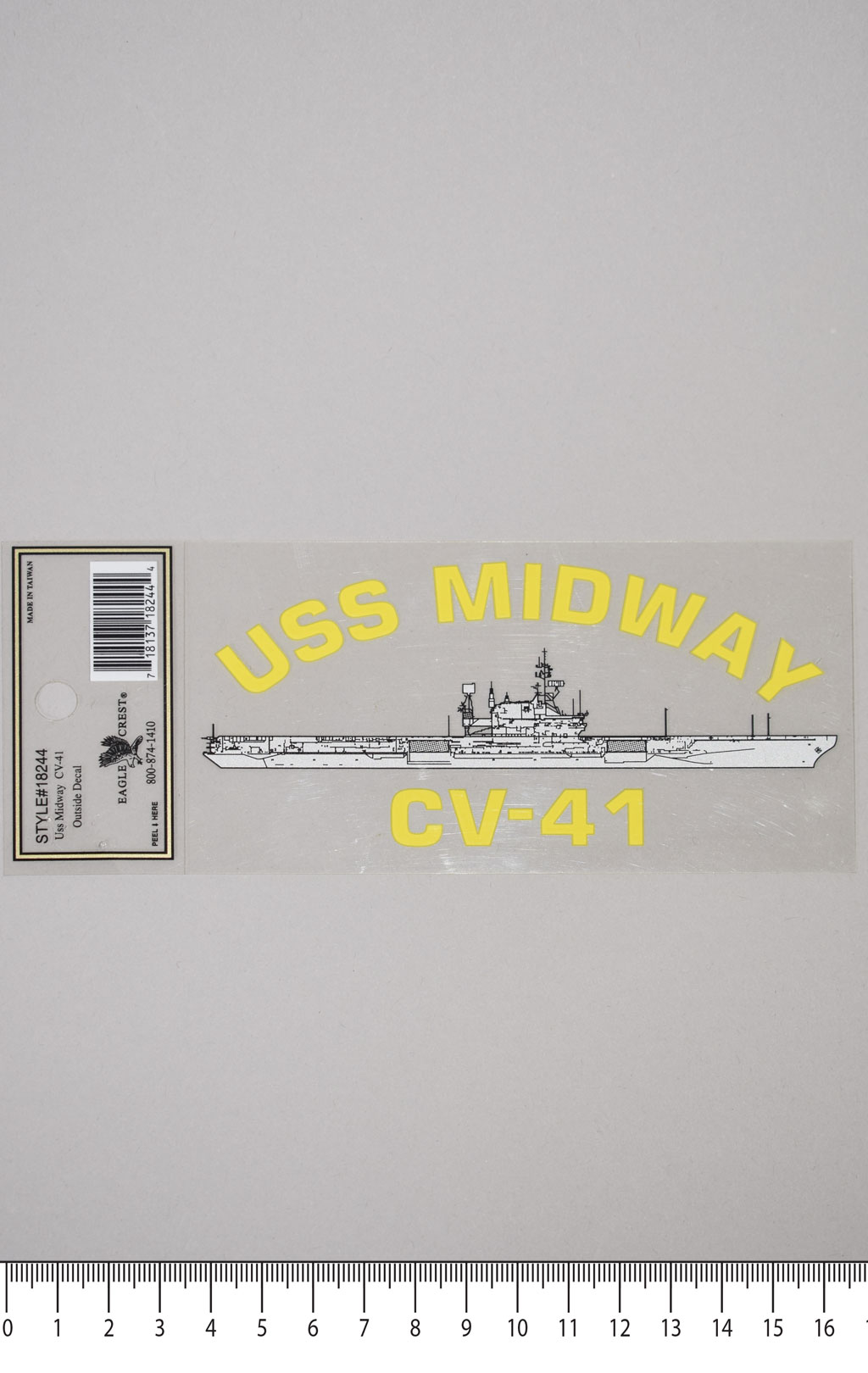 Наклейка USS MIDWAY CV-41 #18244 США