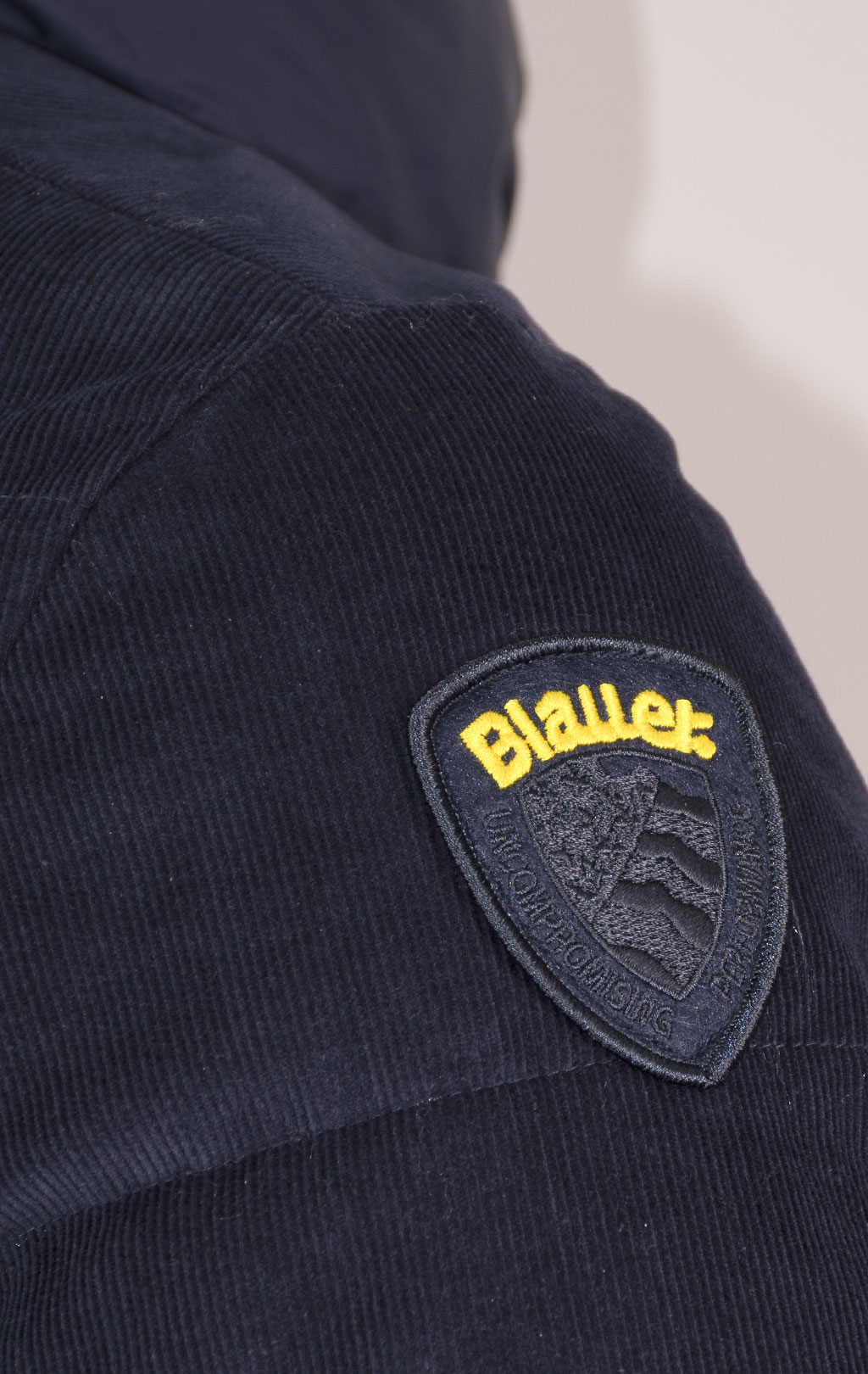 Куртка-пуховик BLAUER FARGO вельвет FW 24/25 blue (CO2115) 