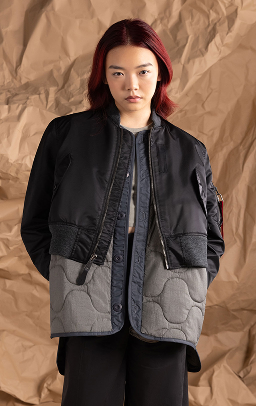 Женская куртка ALPHA INDUSTRIES MA-1 LINER FW 24/25 black 