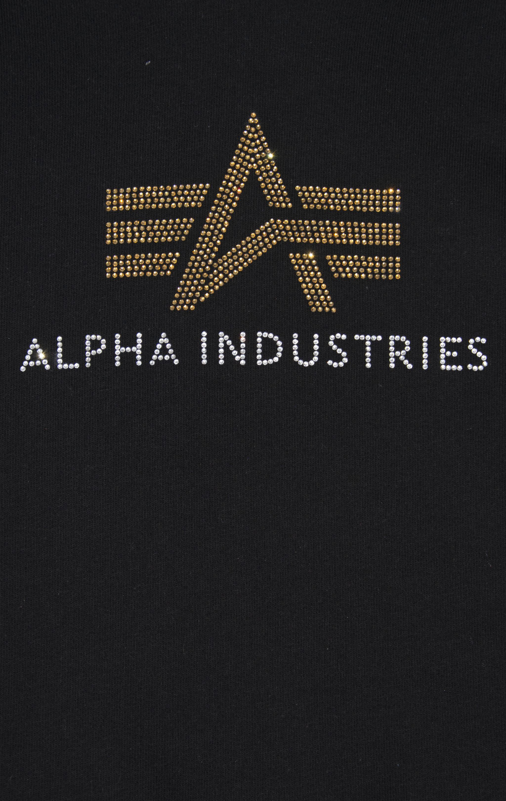 Женская толстовка ALPHA INDUSTRIES CRYSTAL COS HOODY black 