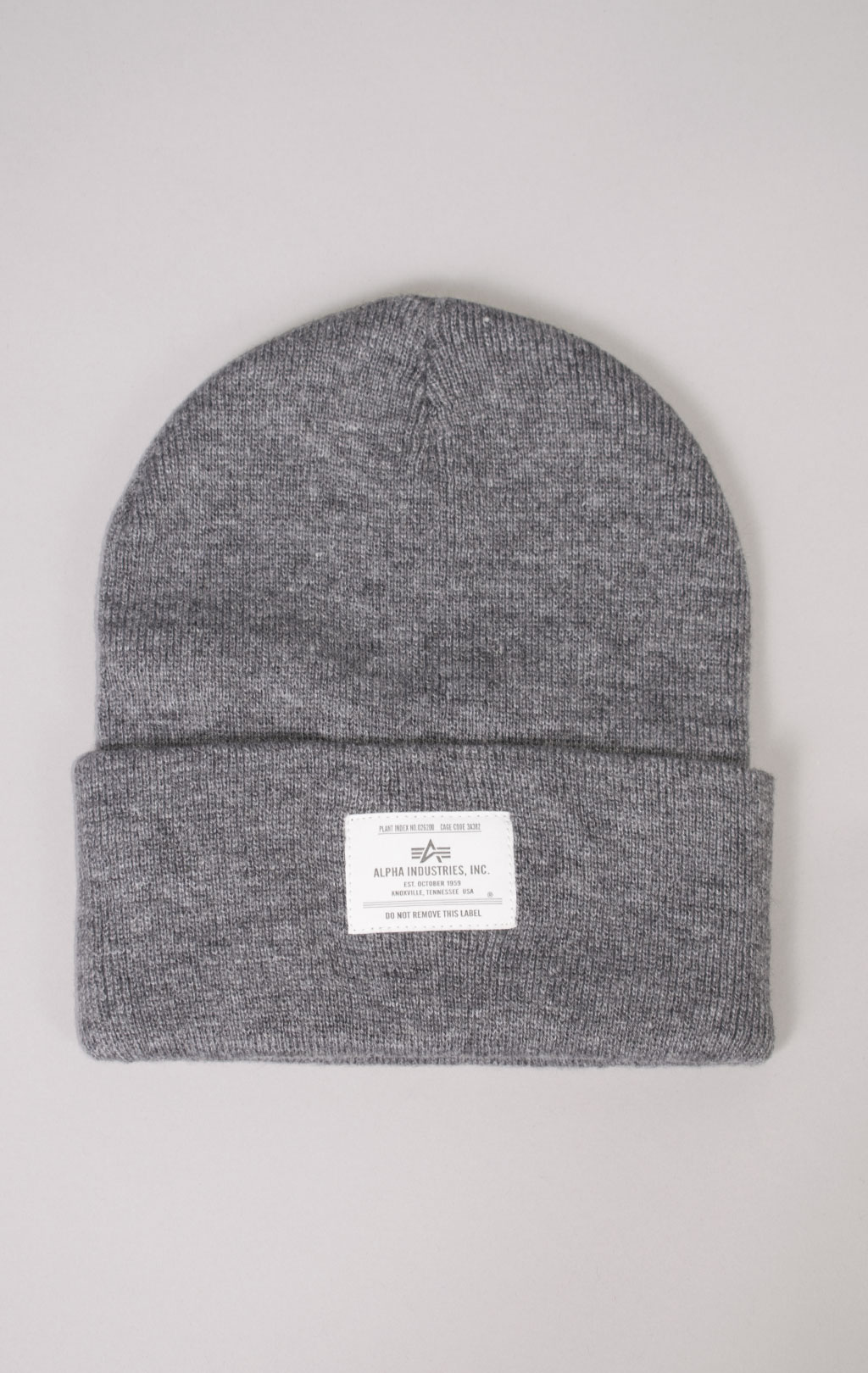 Шапка ALPHA INDUSTRIES ESSENTIAL BEANIE FW 24/25 medium charcoal heather 