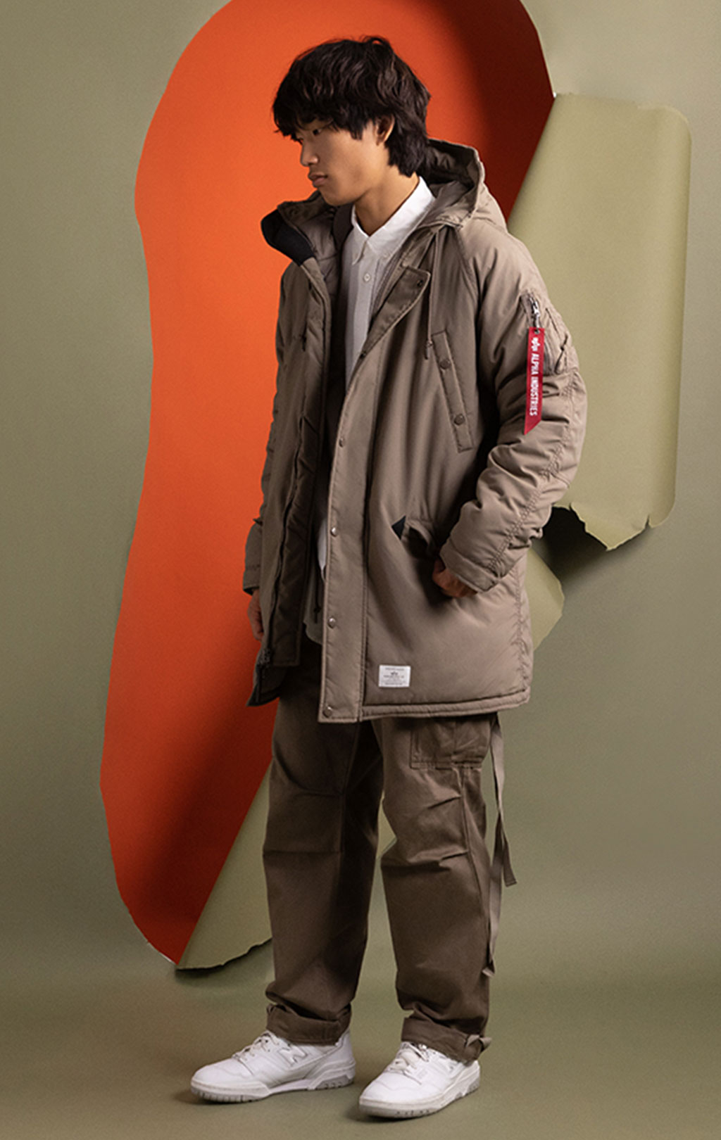 Аляска ALPHA INDUSTRIES ALTITUDE MOD PARKA N-3B FW 24/25 coyote brown 