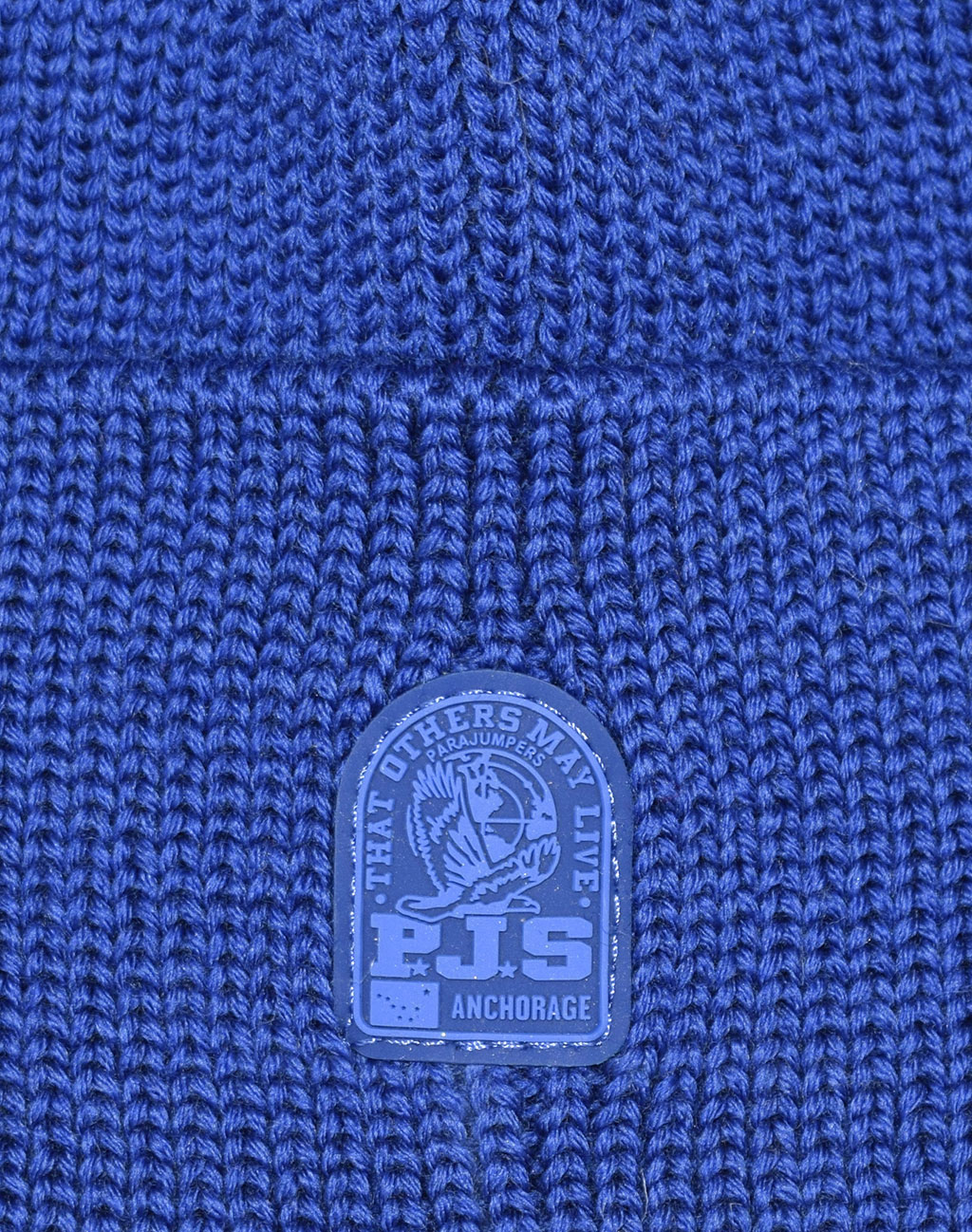 Шапка вязаная PARAJUMPERS PLAIN BEANIE FW 19/20 royal 