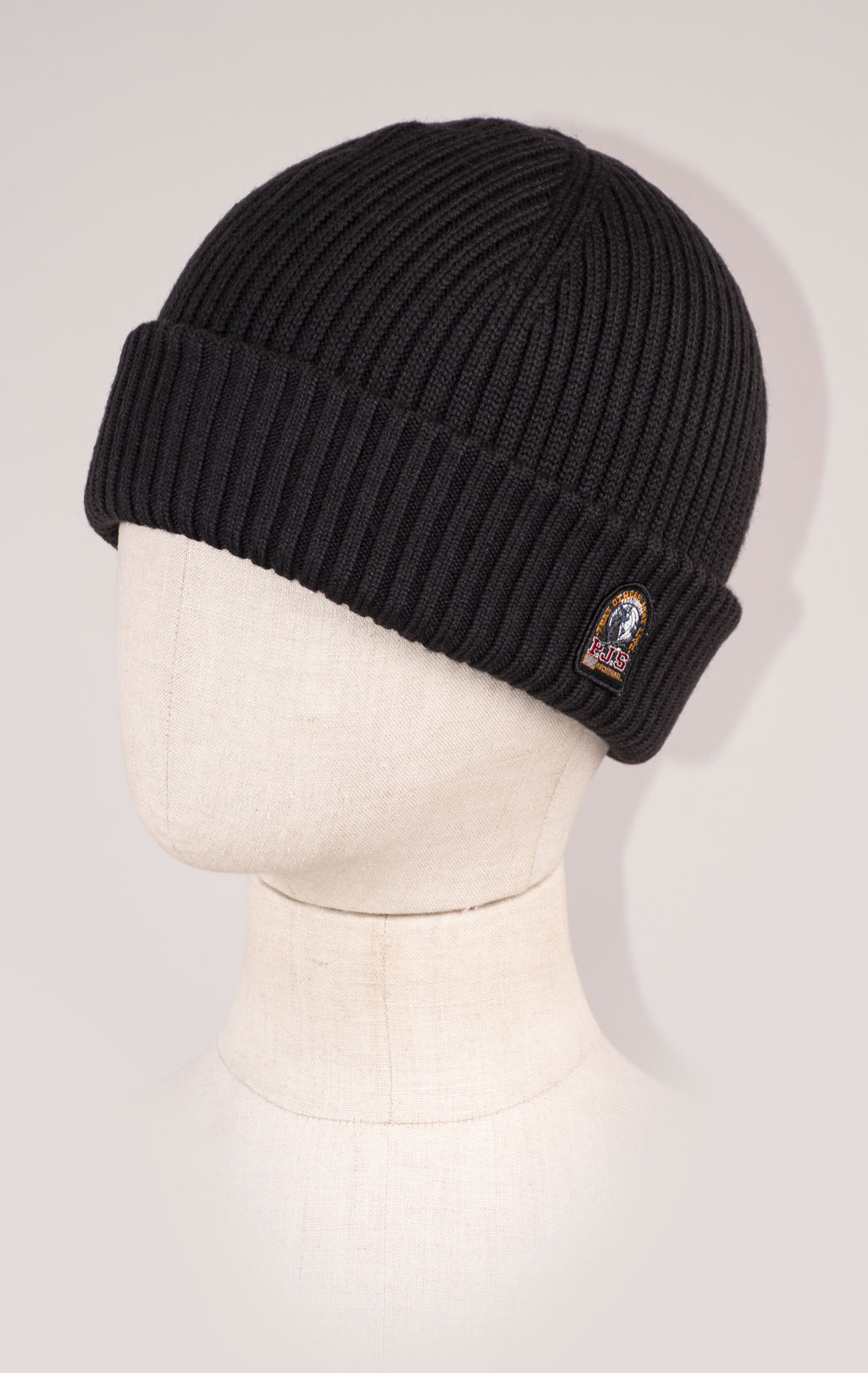 Шапка вязаная PARAJUMPERS RIB HAT FW 24/25 black 