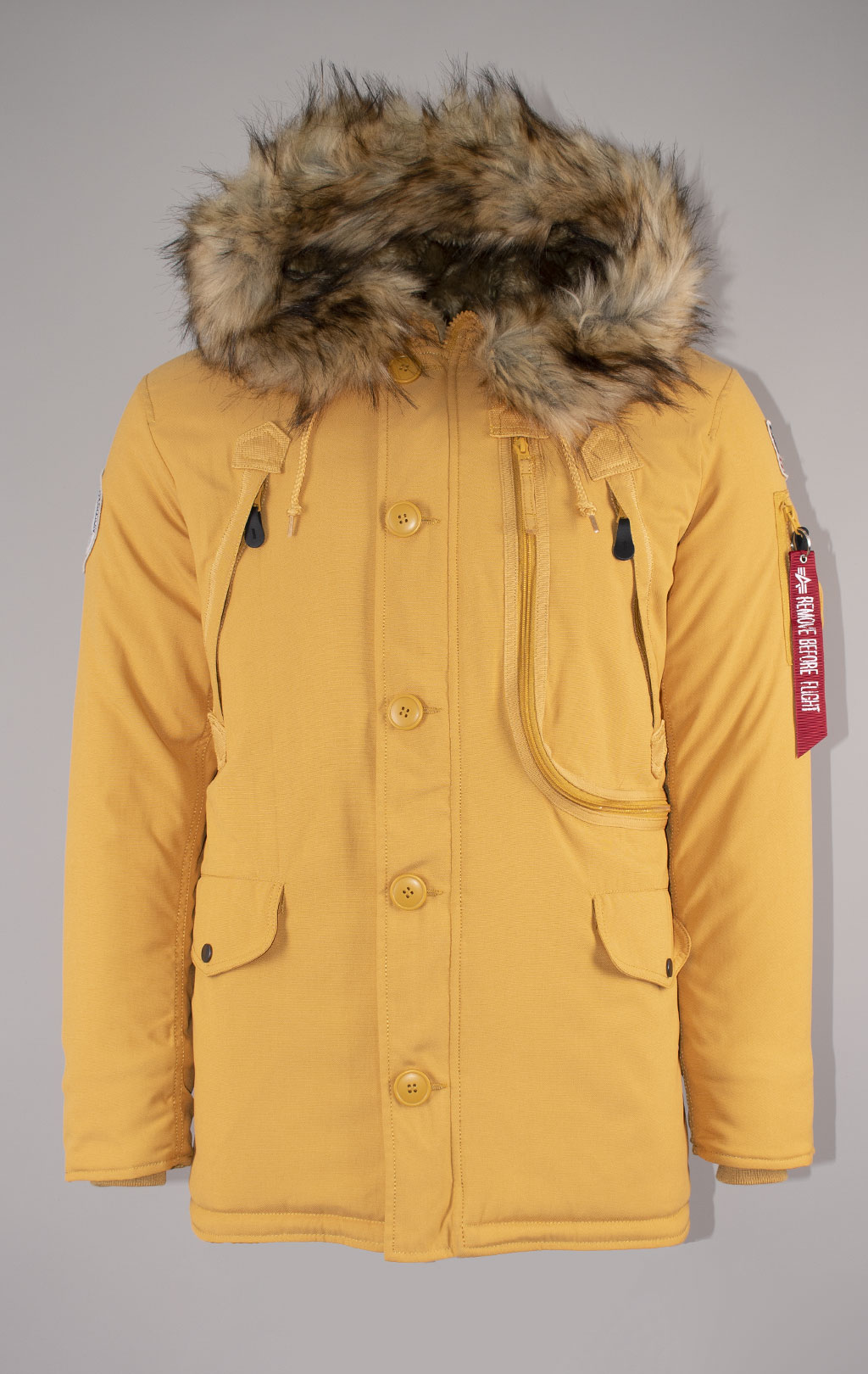 Аляска ALPHA INDUSTRIES POLAR big size wheat 