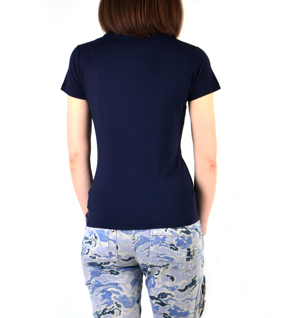 Женская футболка AERONAUTICA MILITARE blue navy (TS 1485) 