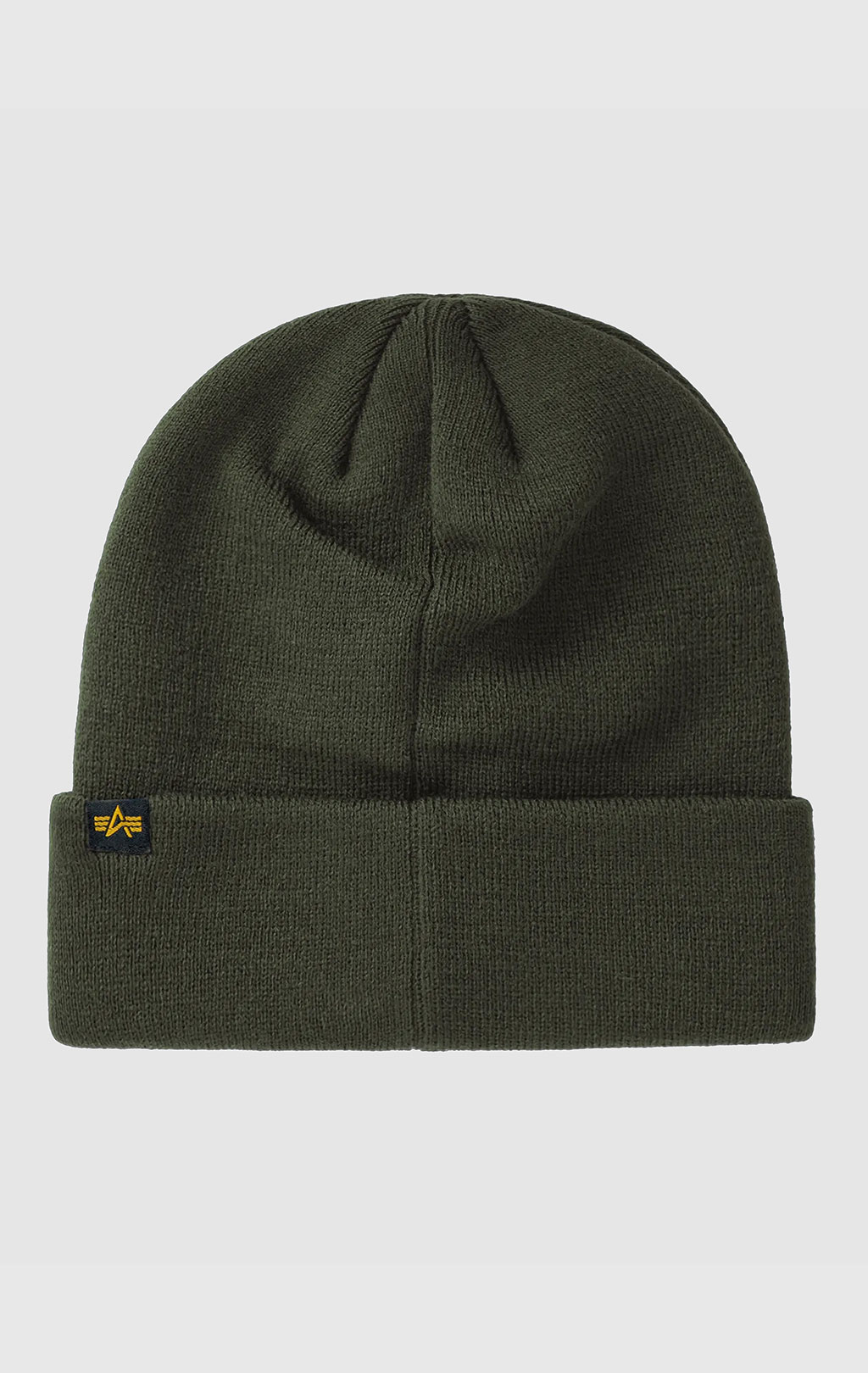 Шапка ALPHA INDUSTRIES CREW BEANIE dark green 