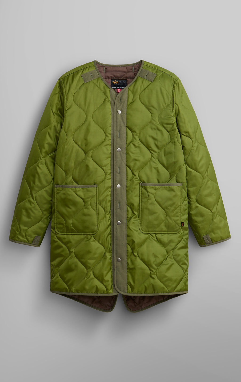 Куртка ALPHA INDUSTRIES LONG LINER M-65 FW 24/25 OG-107 green 