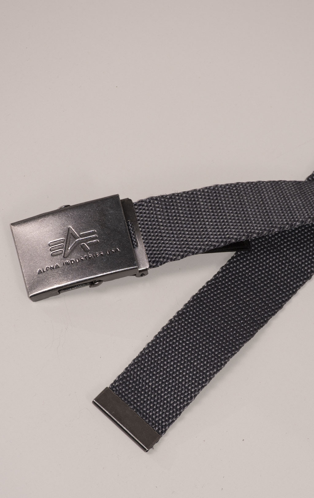 Ремень брючный ALPHA INDUSTRIES HEAVY DUTY BELT 4 cm rep. grey 