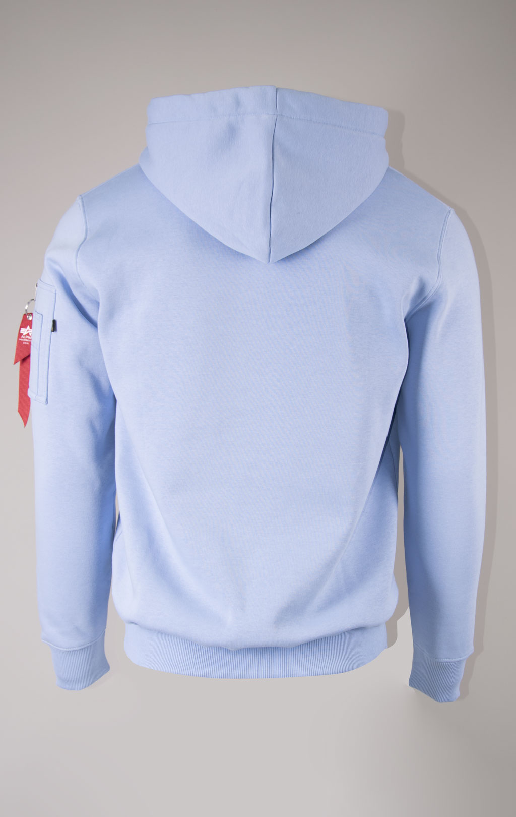 Толстовка ALPHA INDUSTRIES ALPHA LABEL HOODY light blue 