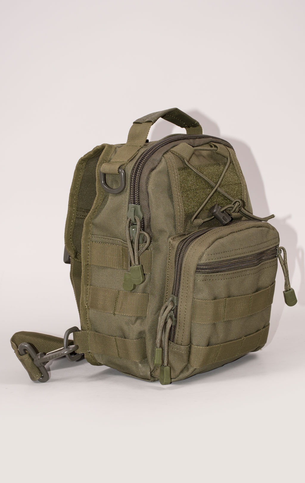 Рюкзак однолямочный SLING MOLLE green PK-098BA Китай