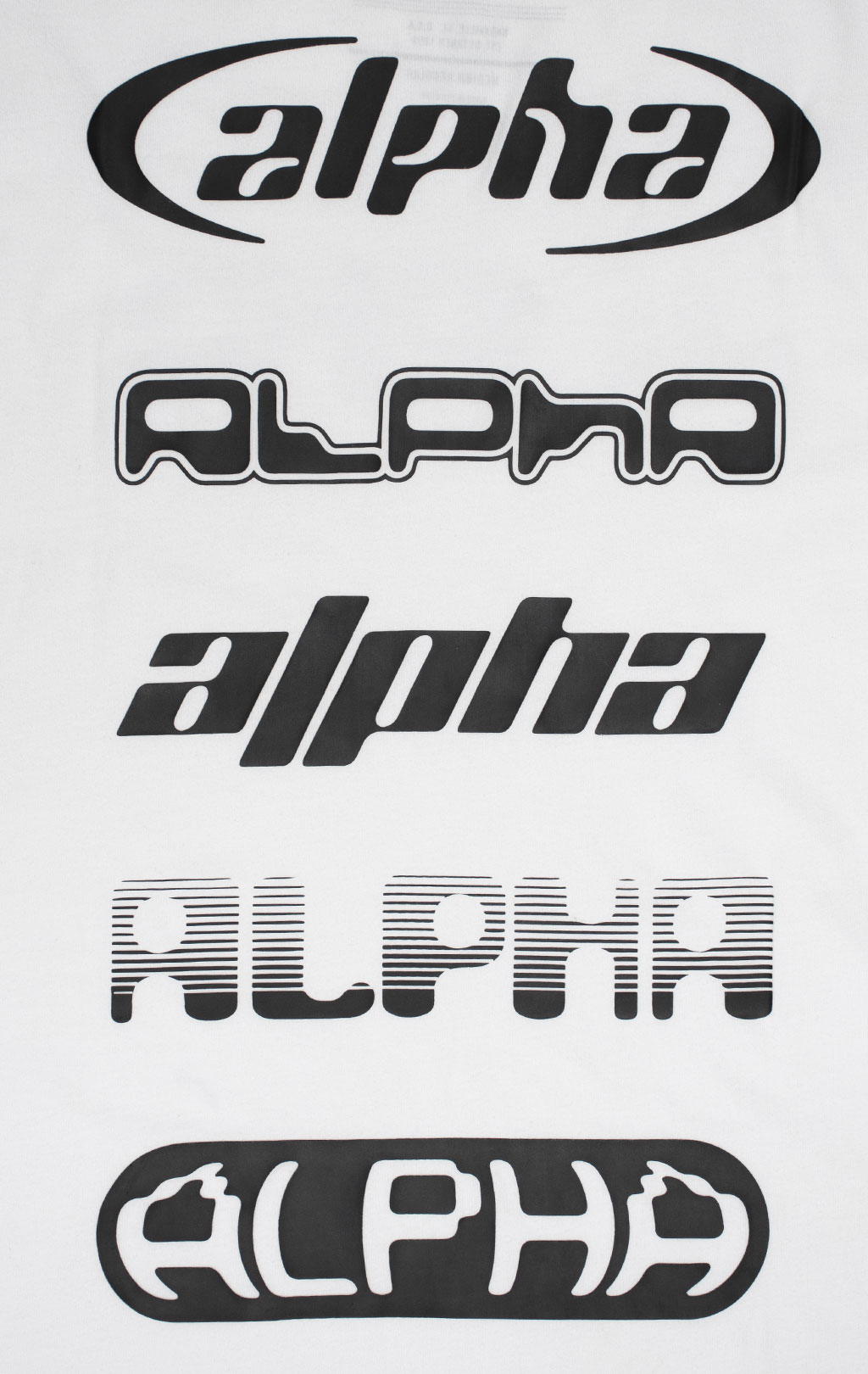 Футболка ALPHA INDUSTRIES ALPHA LOGOS TEE плотная FW 24/25 white 